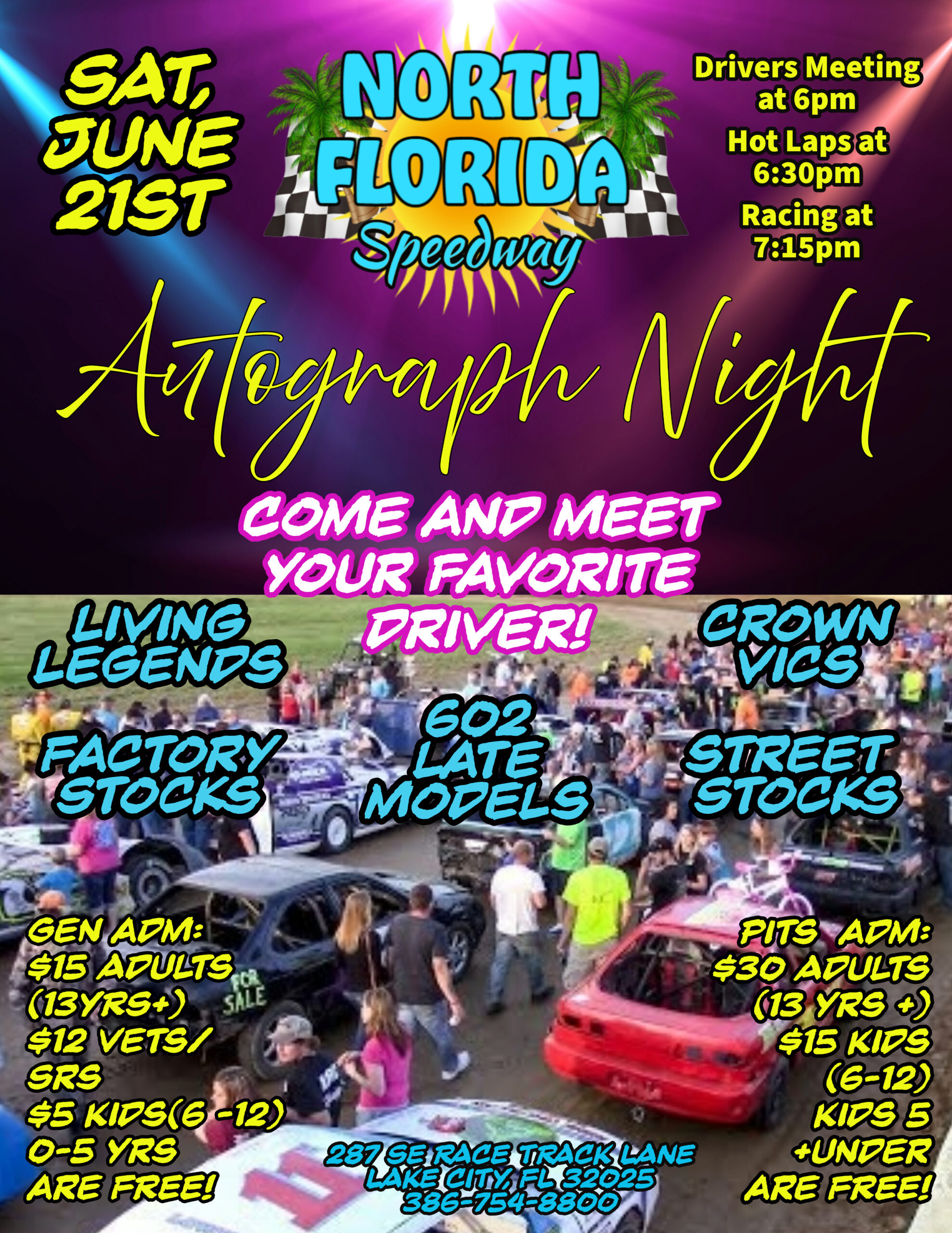 Saturday Night Racing Saturday Night Racing / Autograph Night – North Florida Speedway | Lake ...