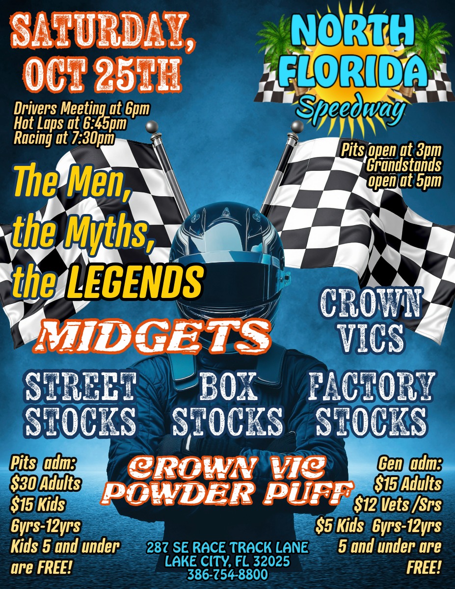 Race Results for 10/25/2025